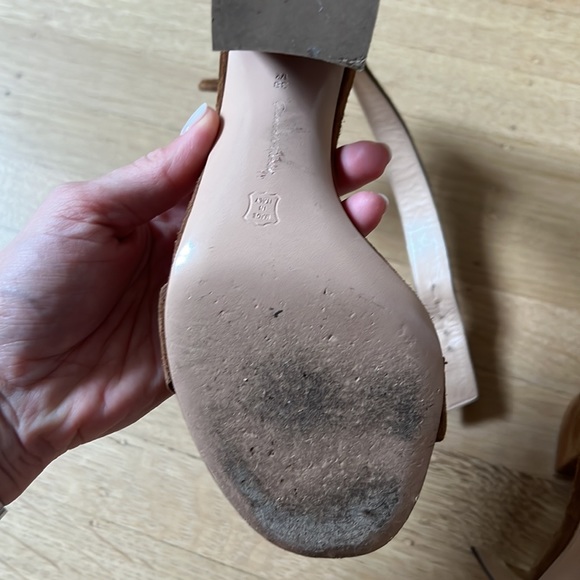 Gianvito Rossi tan sandals 100 mm heel - Picture 3 of 4
